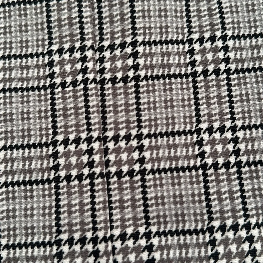MICHAEL Michael Kors multicolor gray white black plaid stretch pencil skirt